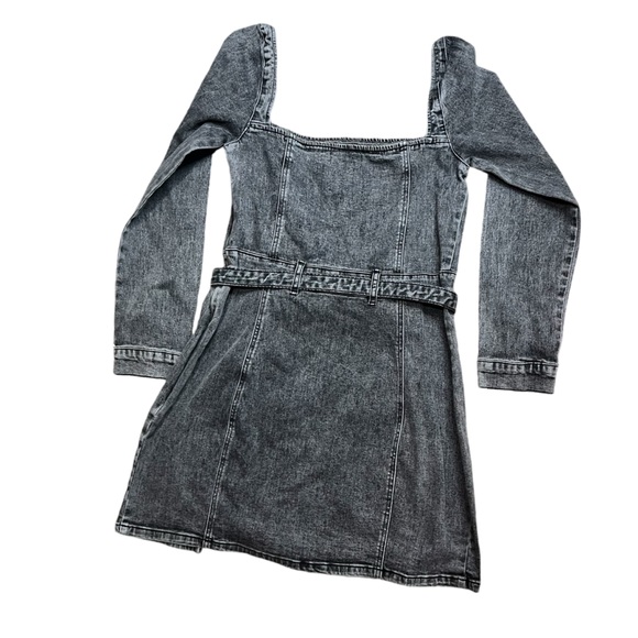 Rock&Roll Denim Charcoal Black Denim Dress with Stretch Women’s XL NWT - Picture 9 of 10